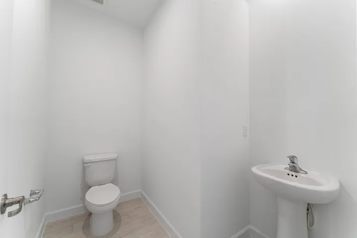 Stock photos represent builder's floorplan