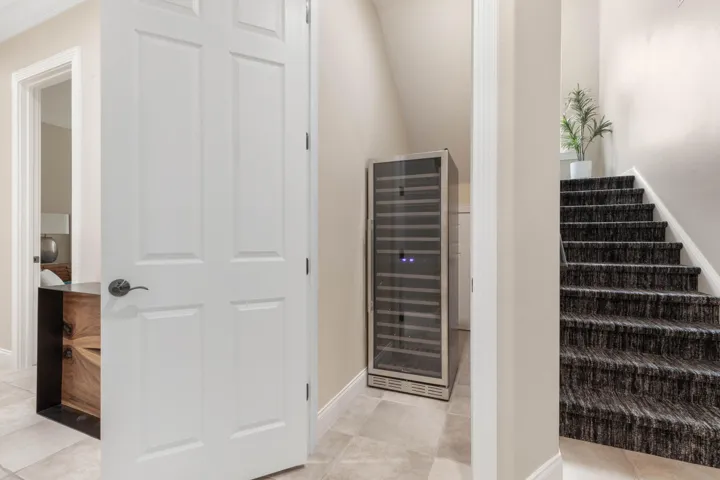Adventure awaits upstairs—take the stairs and see what the second floor has in store, with handy under-stair storage tucked away along the way!