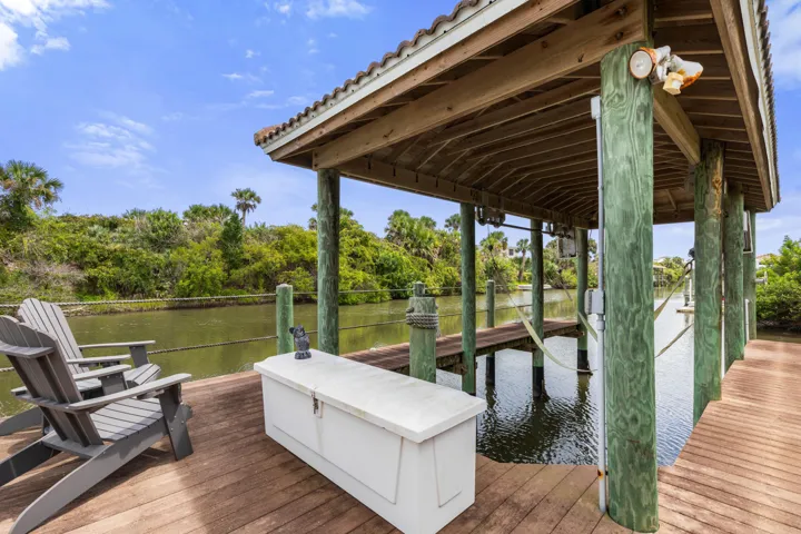 And here’s the reward at the end of the path—your own dock on the canal, where morning coffee, an afternoon on the boat, or simply watching the water can become part of the day
