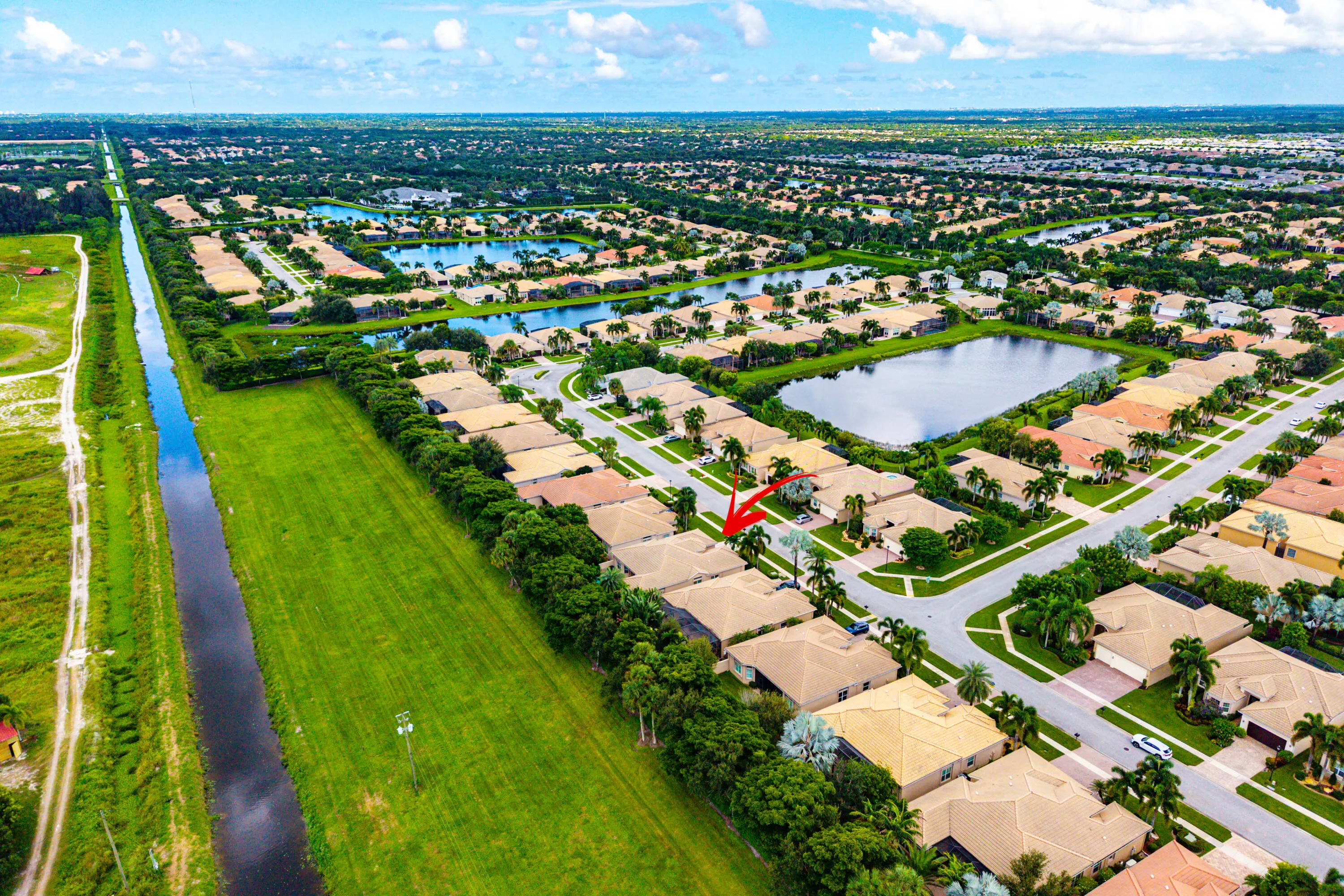 Aerial View Of Home