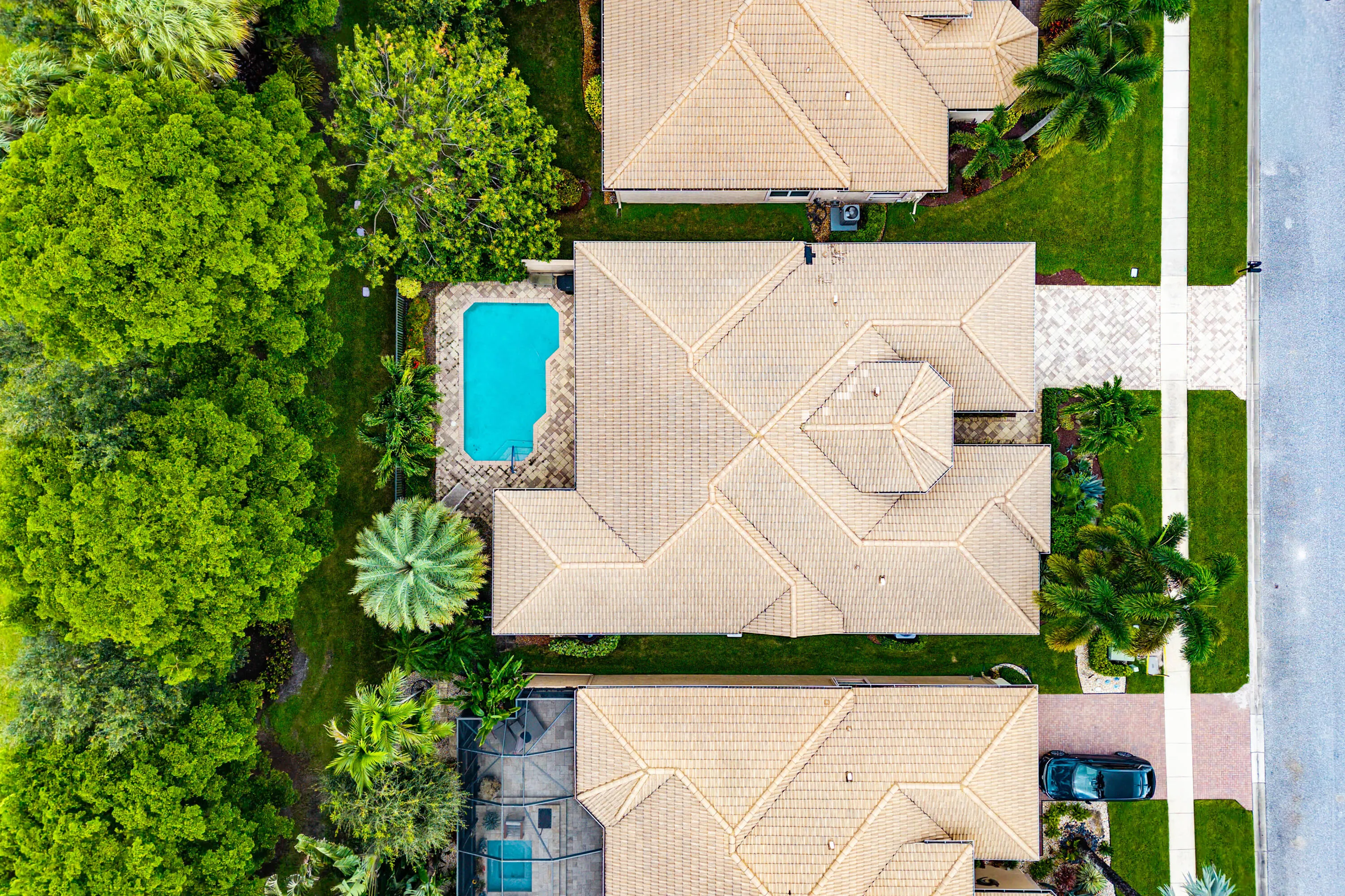 Aerial View Of Home