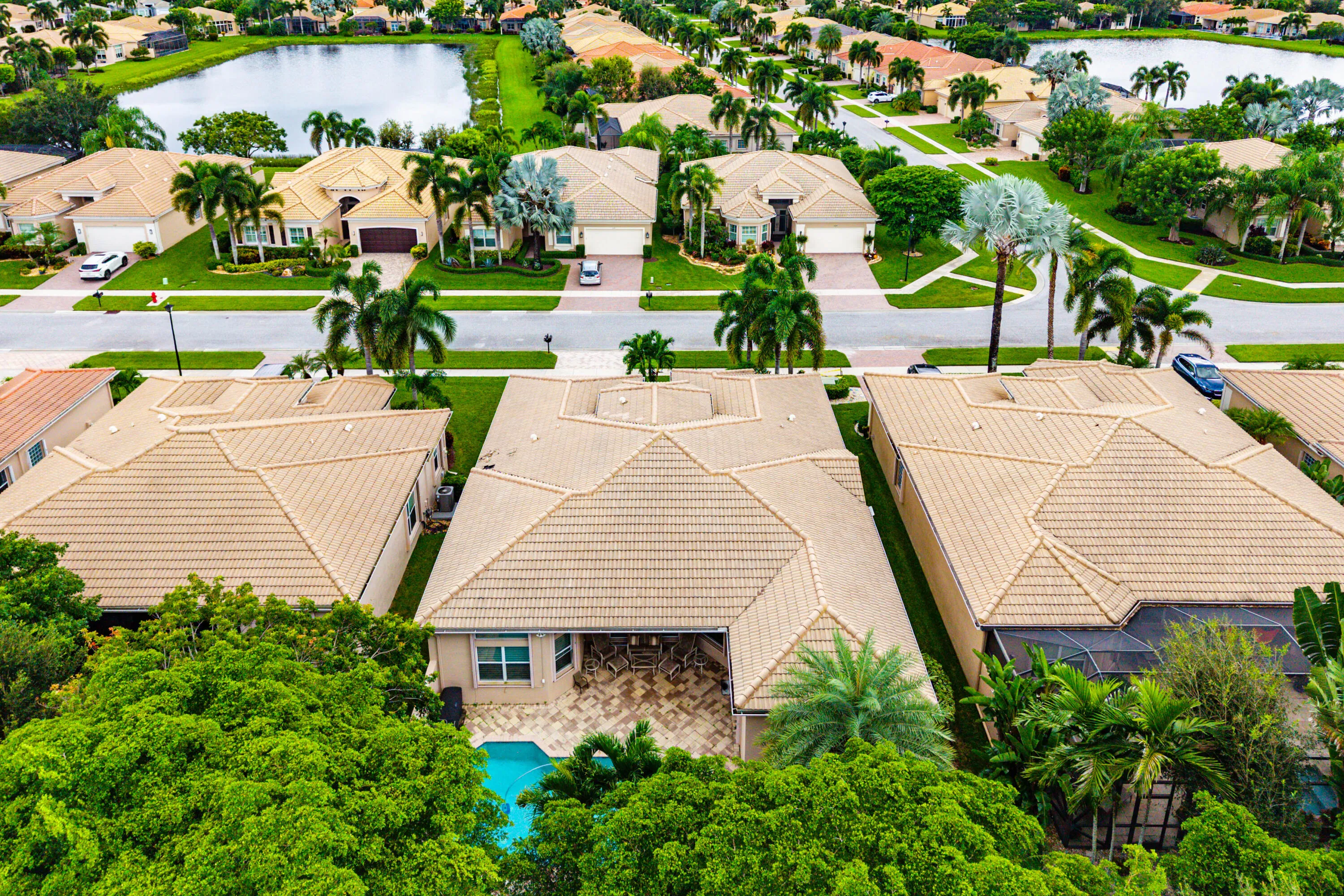 Aerial View Of Home