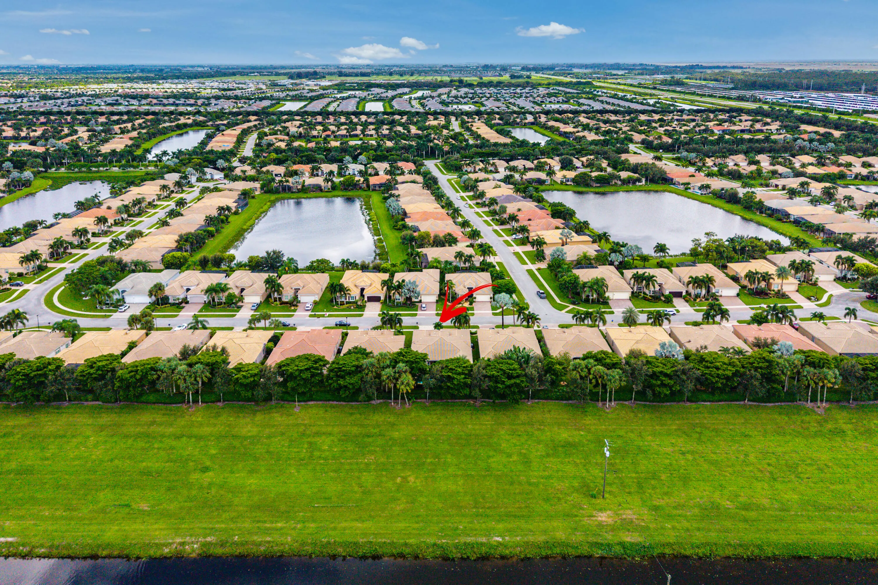 Aerial View Of Home