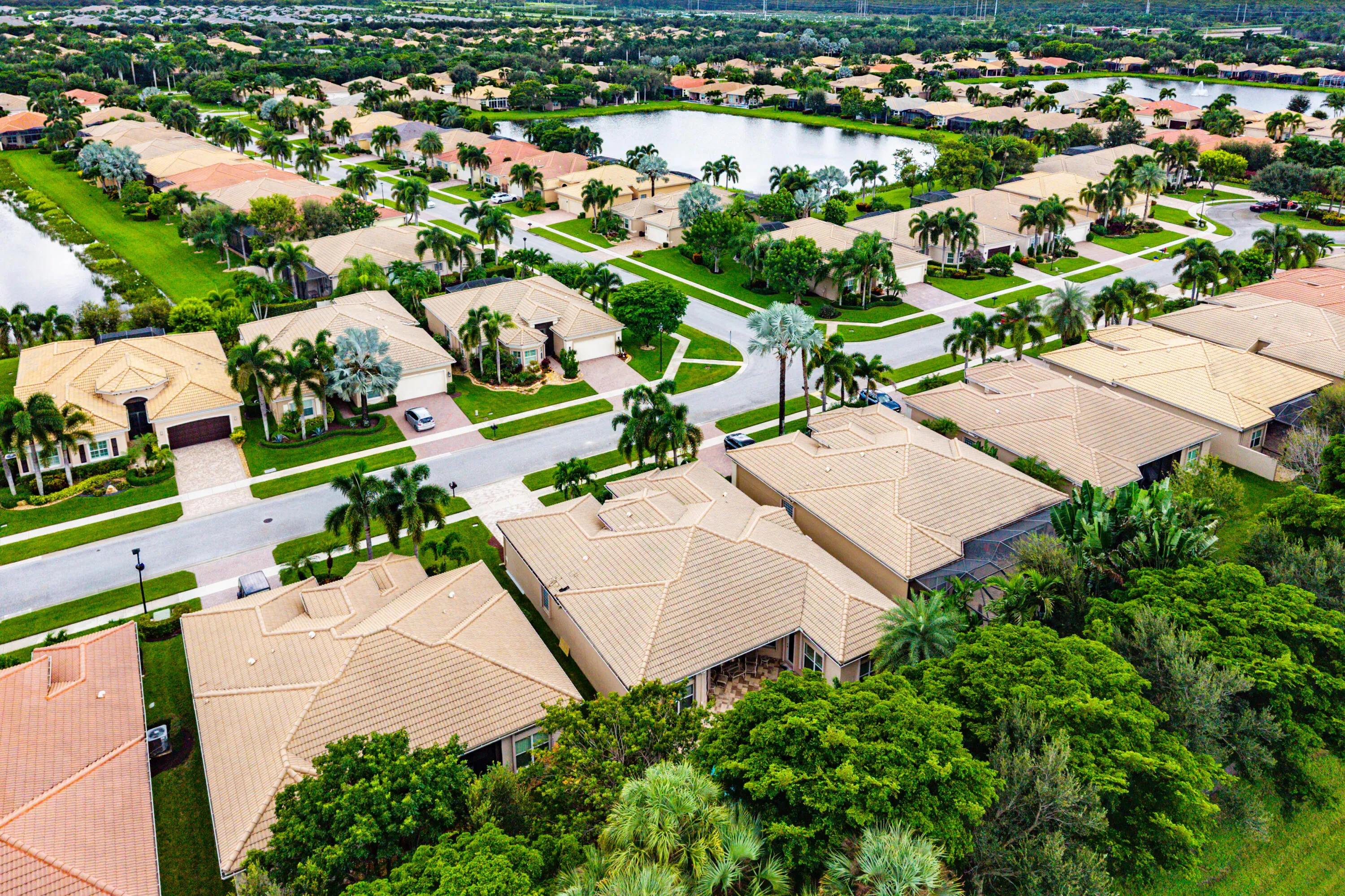 Aerial View Of Home