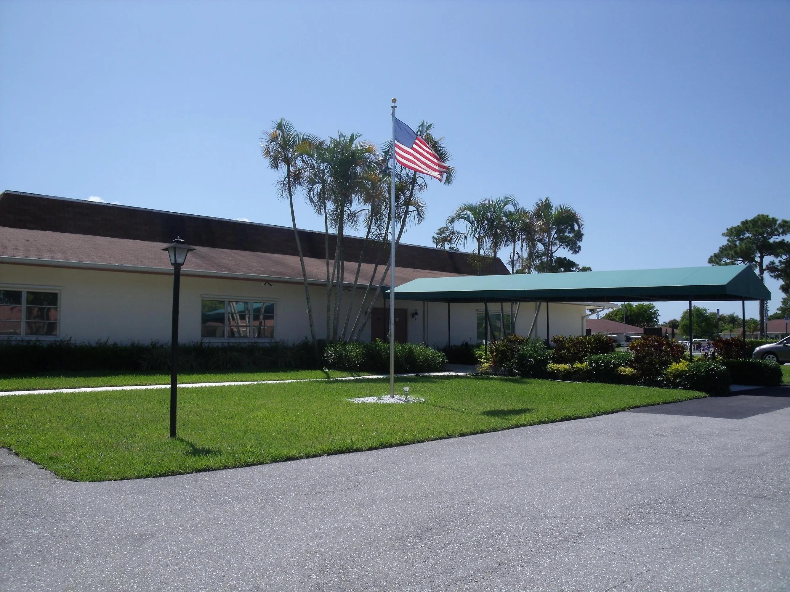 Club house entrance