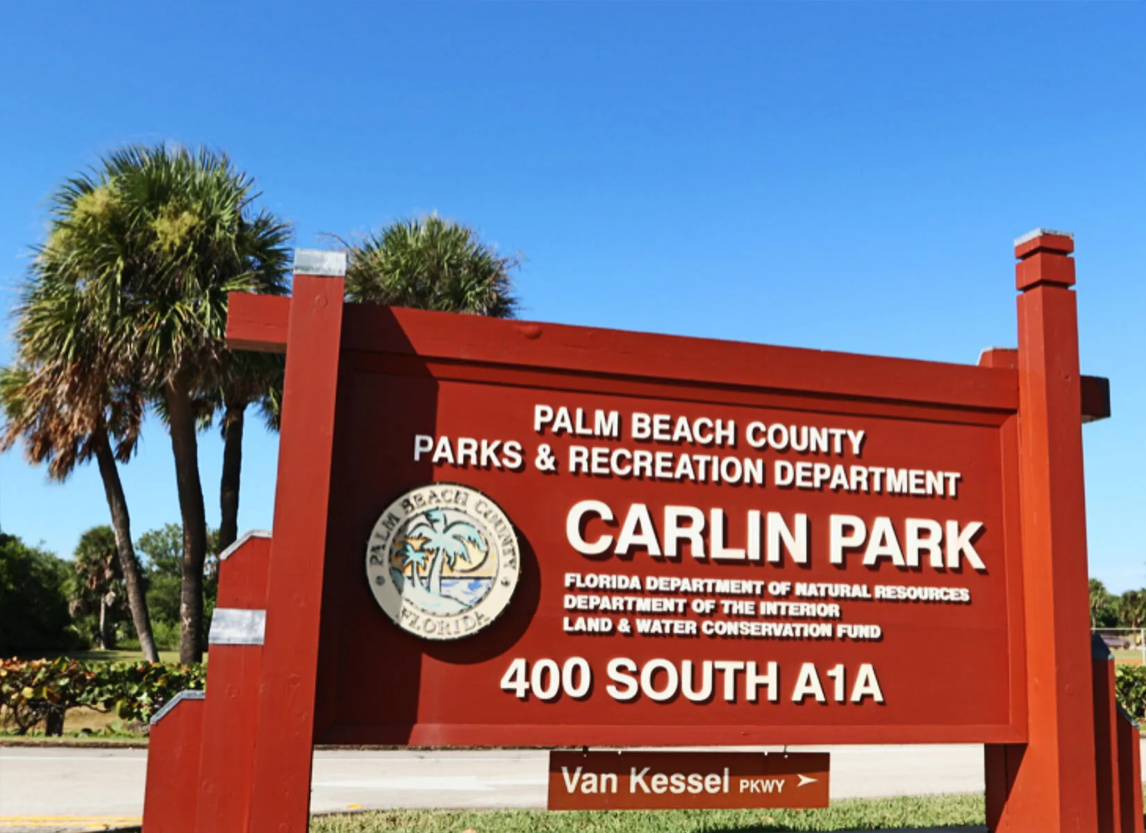 38 Carlin Park Sign