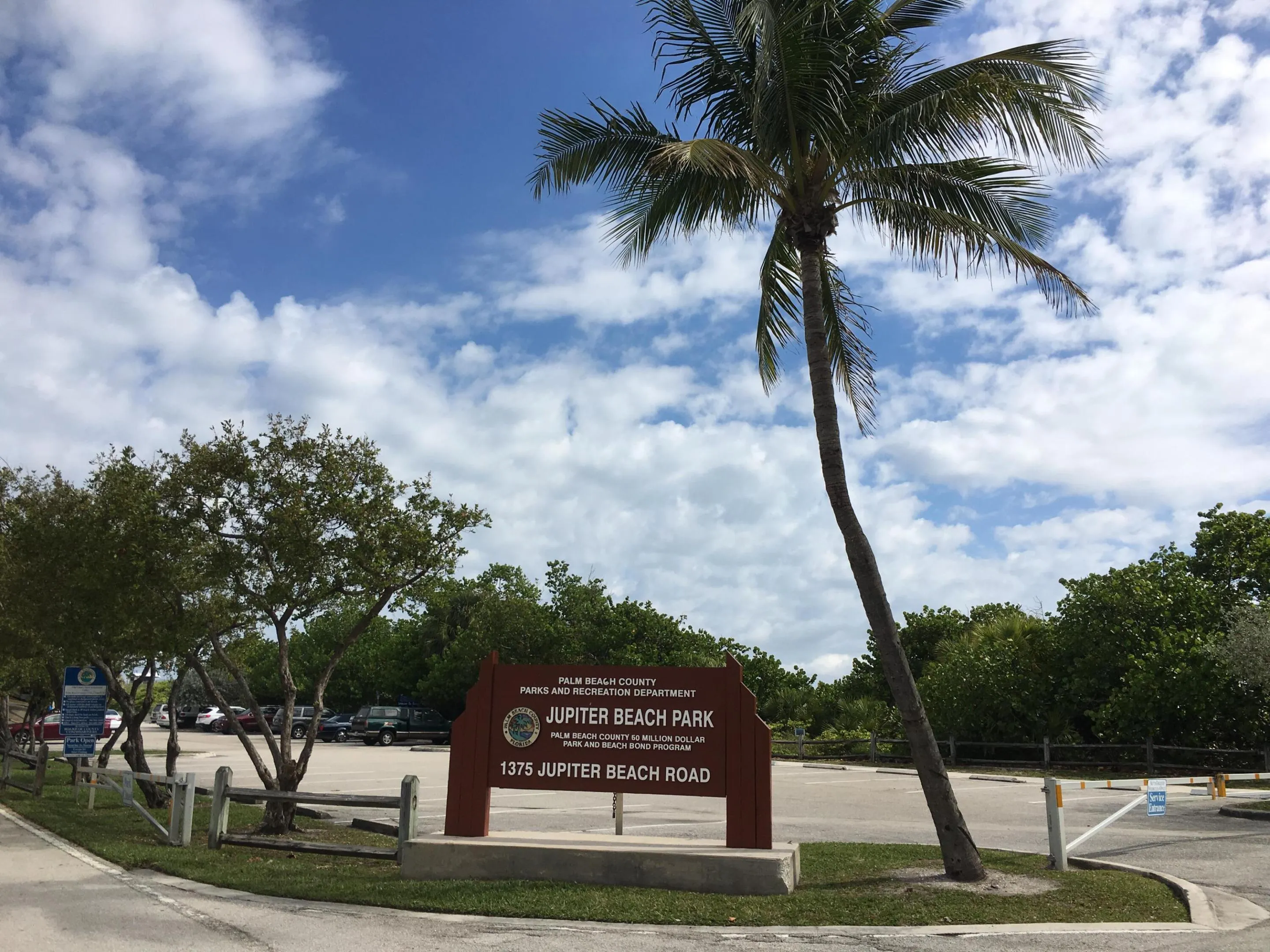 39 Jupiter Beach Park Sign