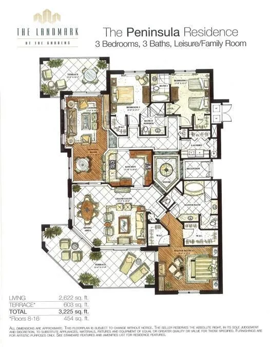 Peninsula Floor Plan
