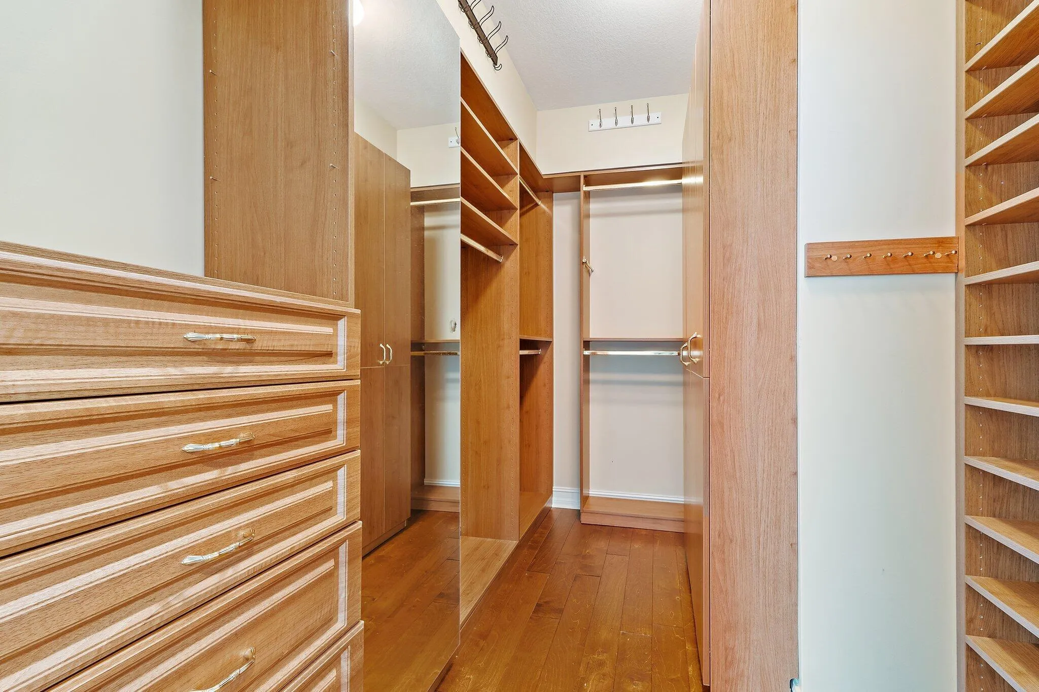 Generous Well-Finished Closets