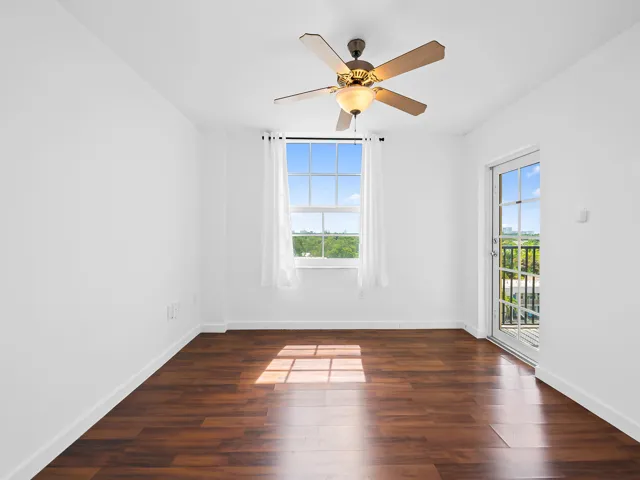 Bedroom #2 has a private balcony