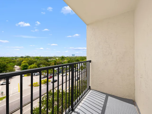 Balcony off the second bedroom