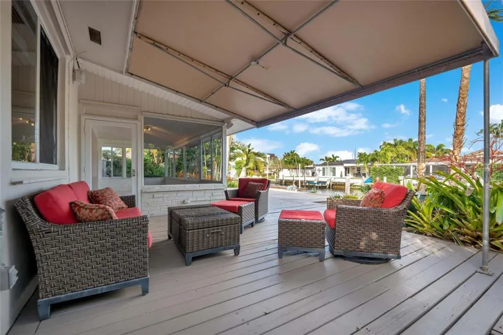 Virtually staged. Expansive outdoor covered deck