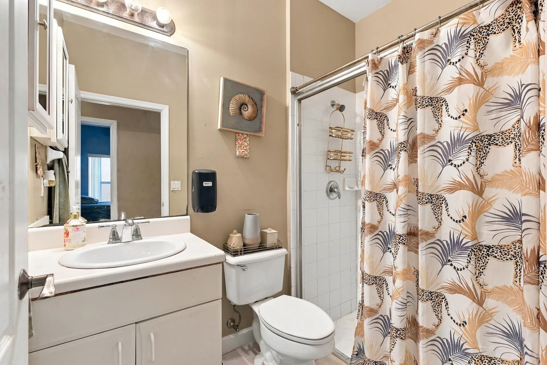 First floor full bathroom