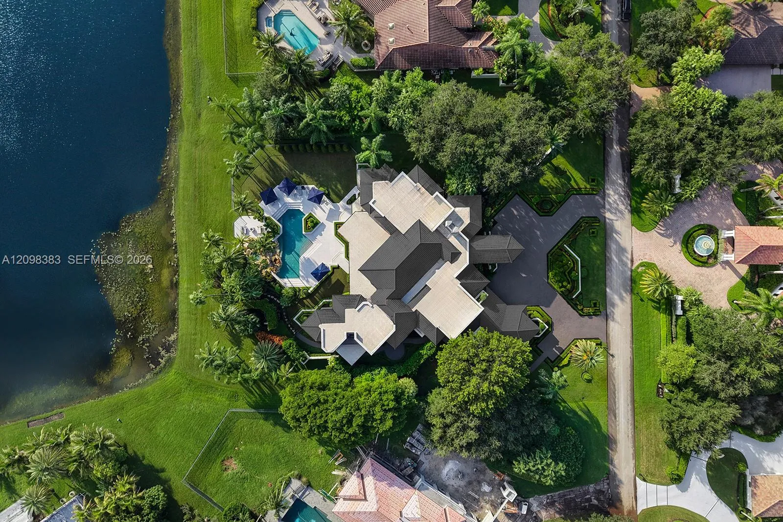 private 1.37 acre estate Weston Florida