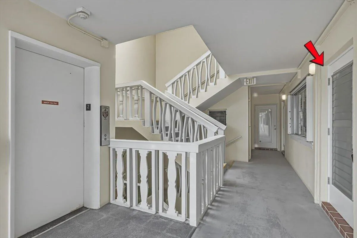 Front Door Entrance near Elevator