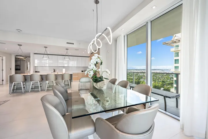 DINING TABLE AND KITCHEN