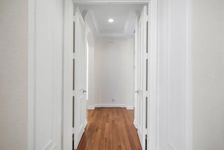 Dual Door Entry to ground floor primary bedroom suite area