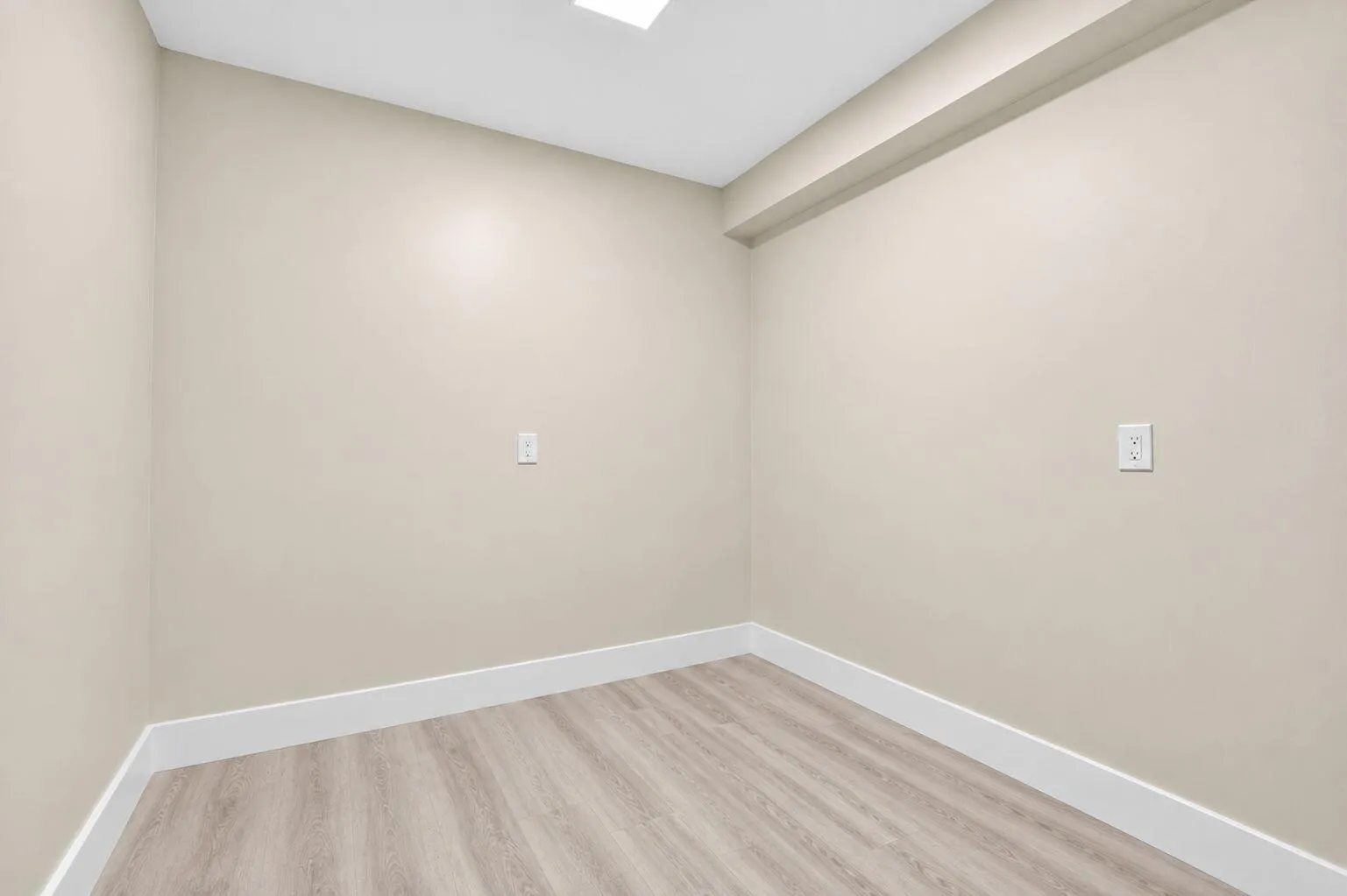 Vacant storage room area