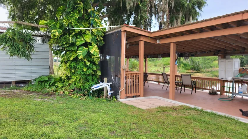 irrigation controls/deck/fish cleaning station