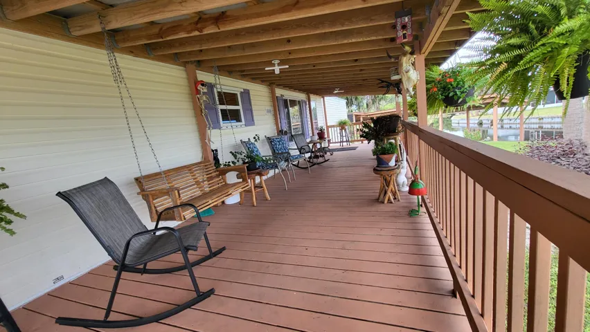 rear porch