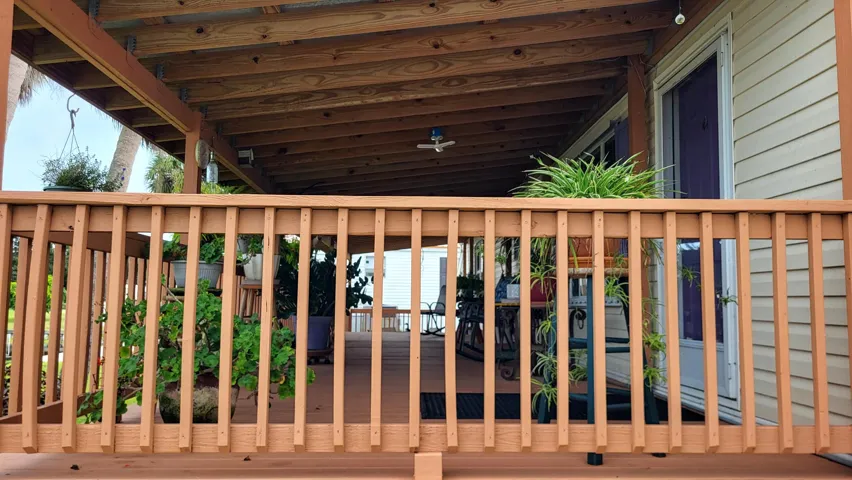 rear porch