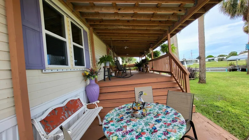 lower area (concrete) rear porch