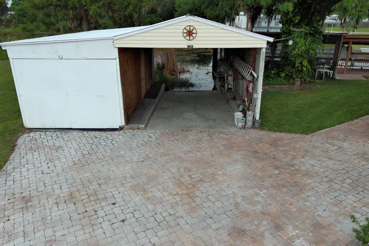 Boat house, ramp