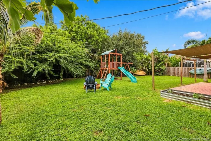 Additional backyard lawn view