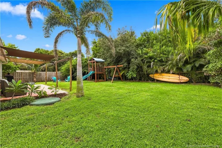 Additional backyard lawn view