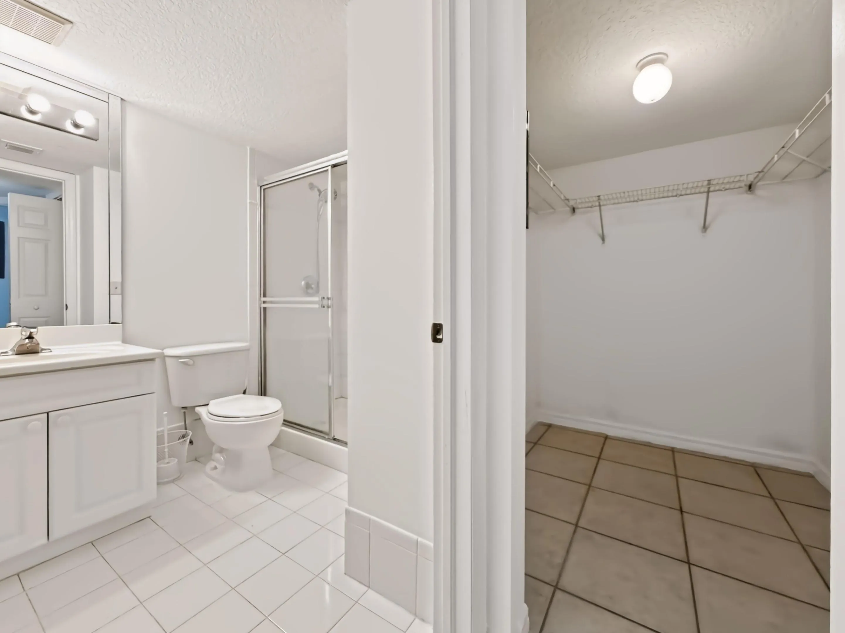 Owner Suite Bathroom & Walk In Closet