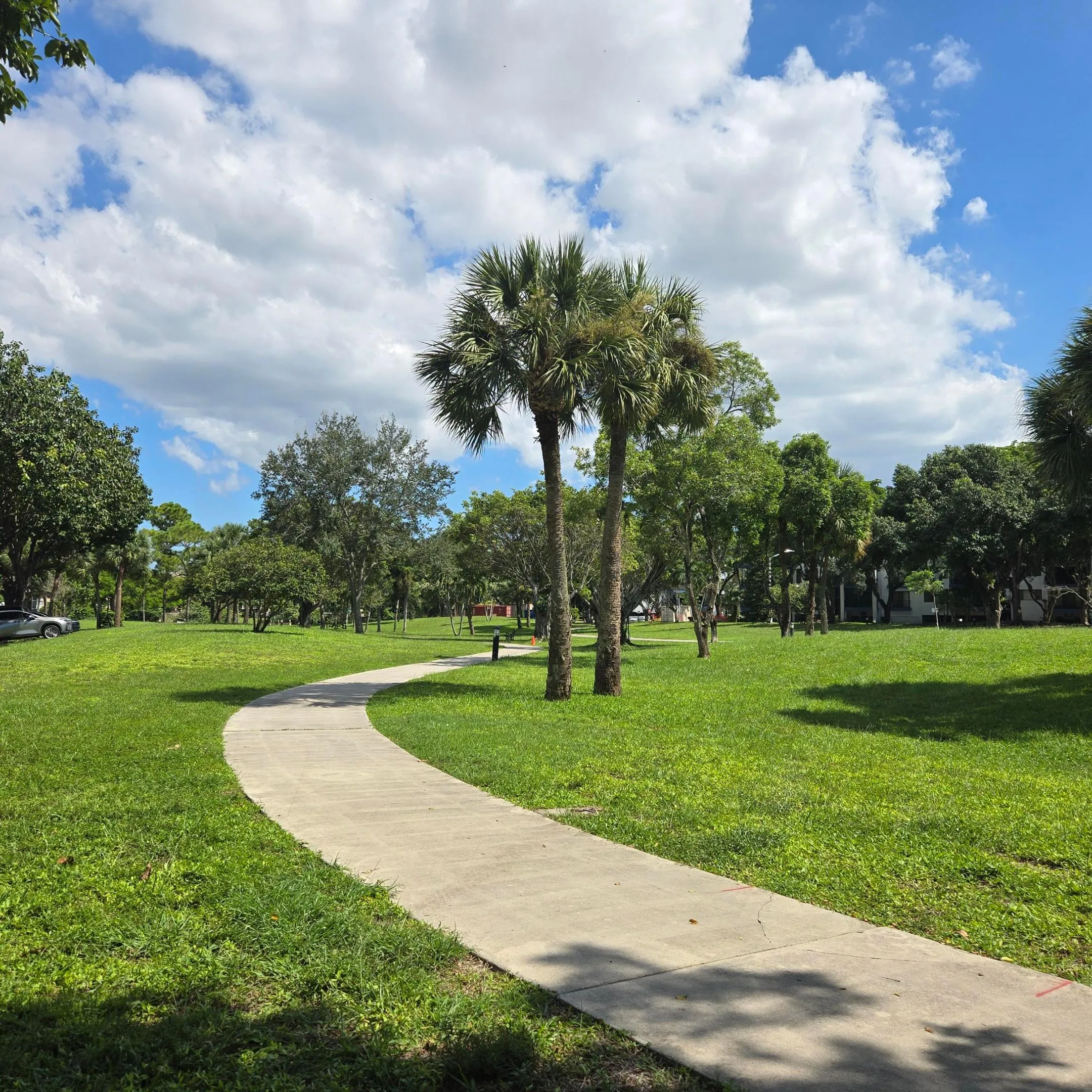 Private Park with Walking Paths