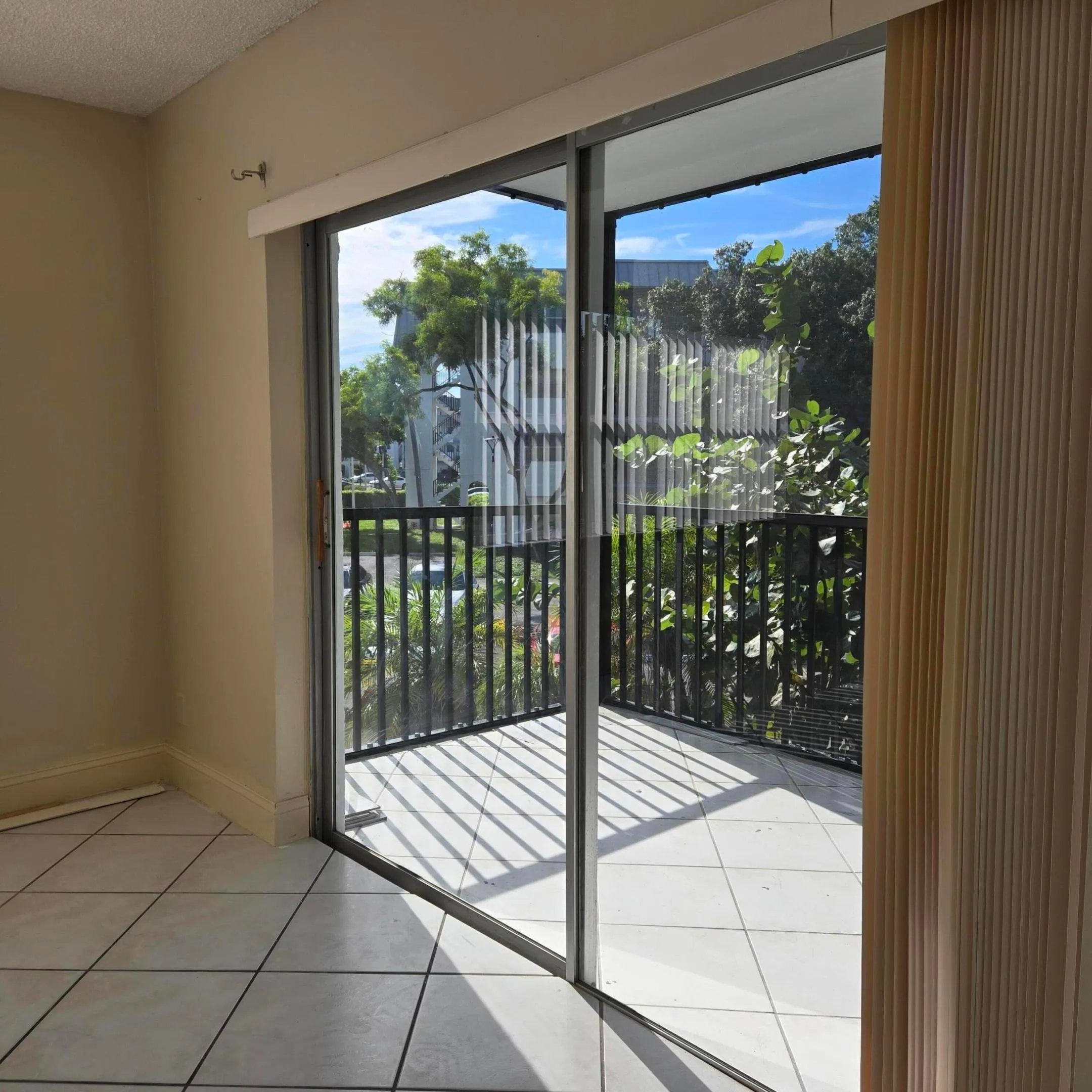 Door leading to covered patio.