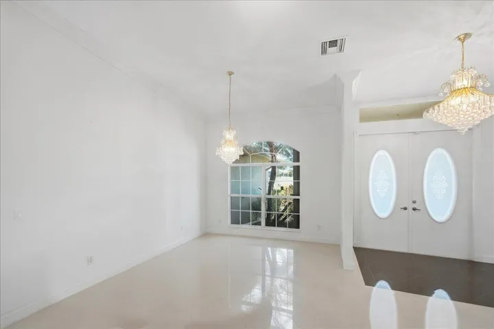 Dining area and entrance