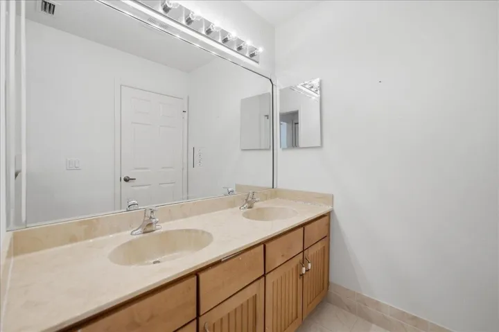 Bathroom 2 with double vanity