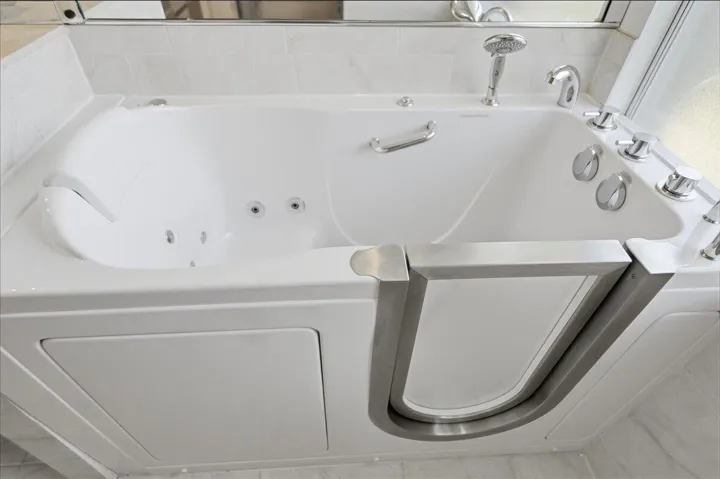 Separate Walk-in tub