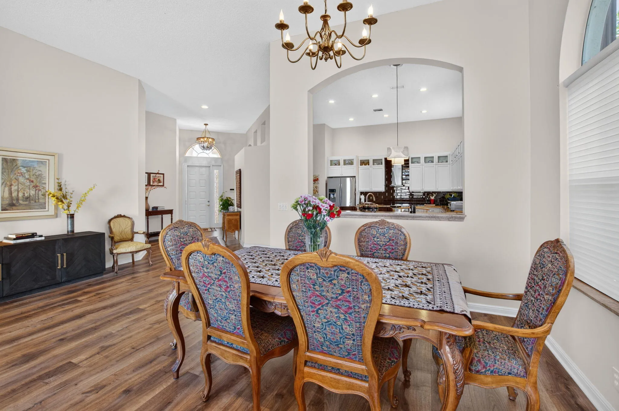 dining room looking towards kitchen