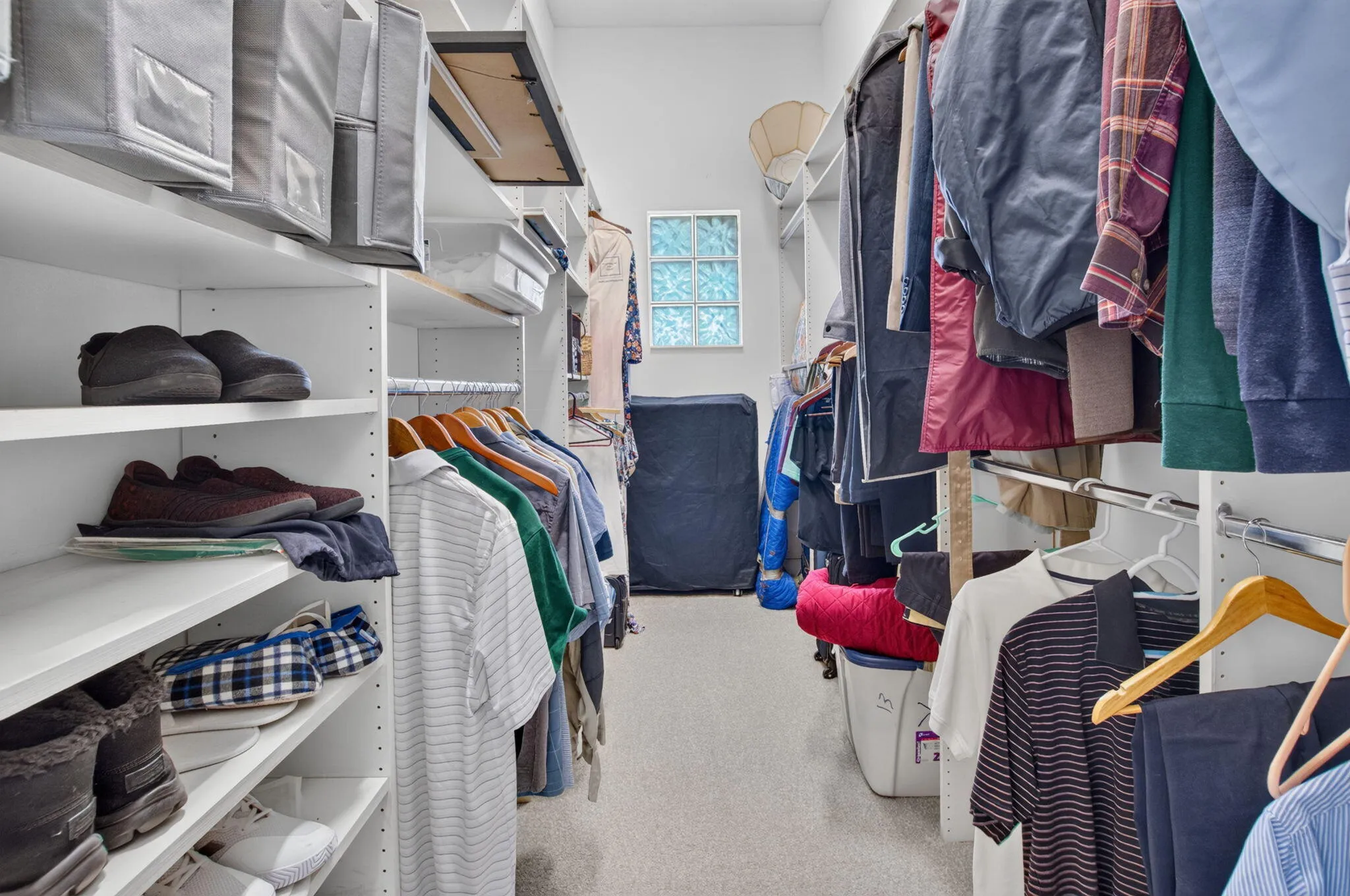 the size of this builtout closet will not disappoint.