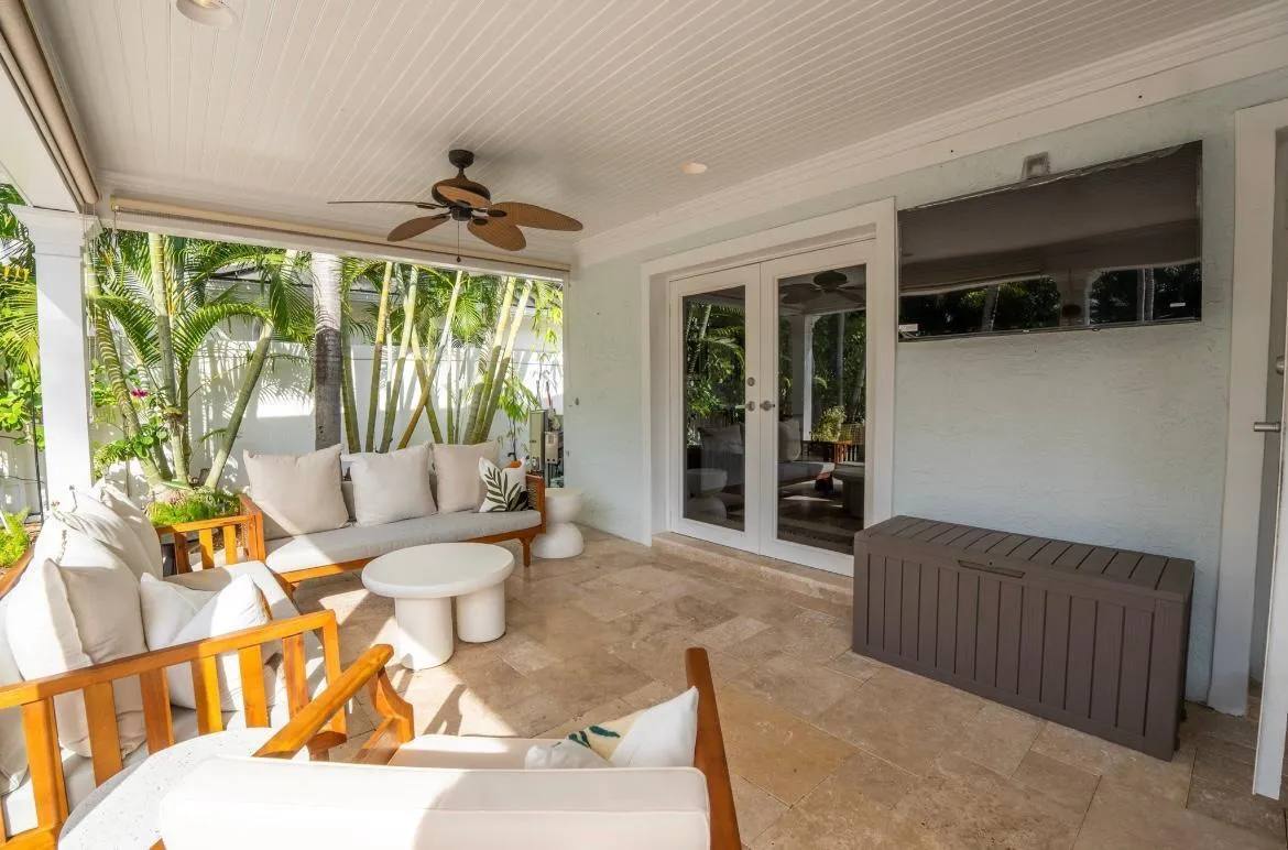 Outside patio