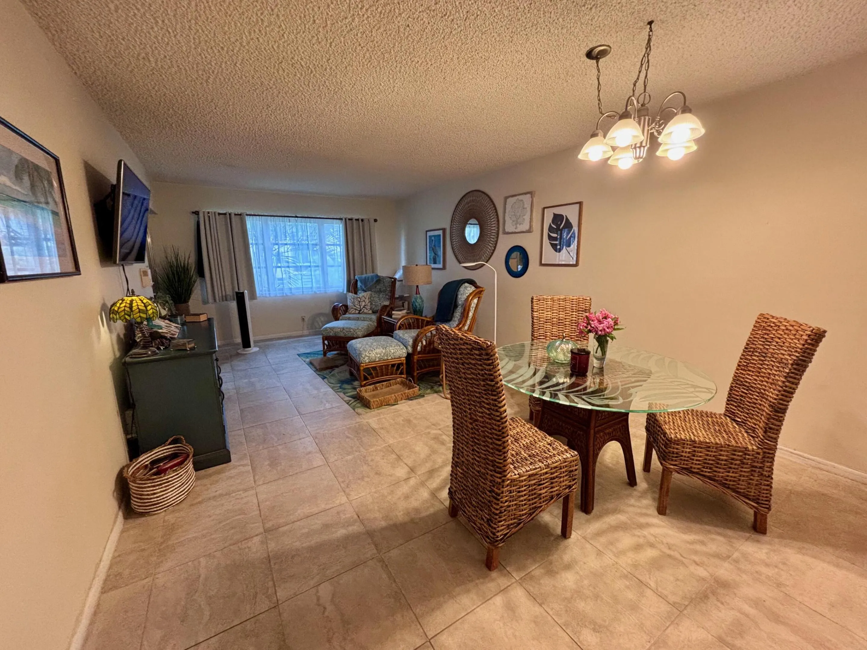 dining/living area