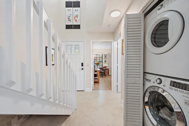 Full Size stacked washer & dryer