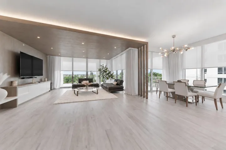 Living Room Lutron Shades
