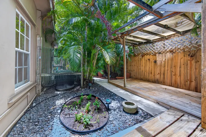 yard - to right of home