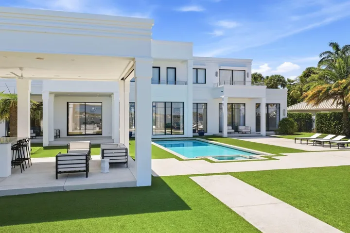 View From Cabana to House