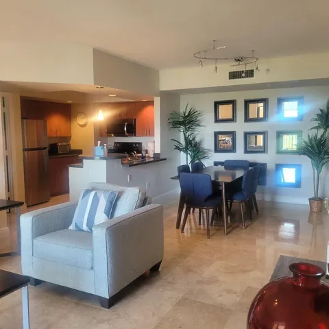 Living, dining