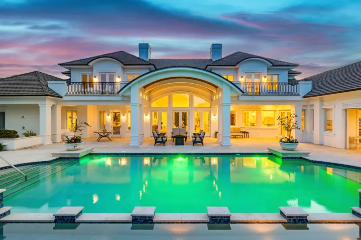 Rear Exterior Twilight