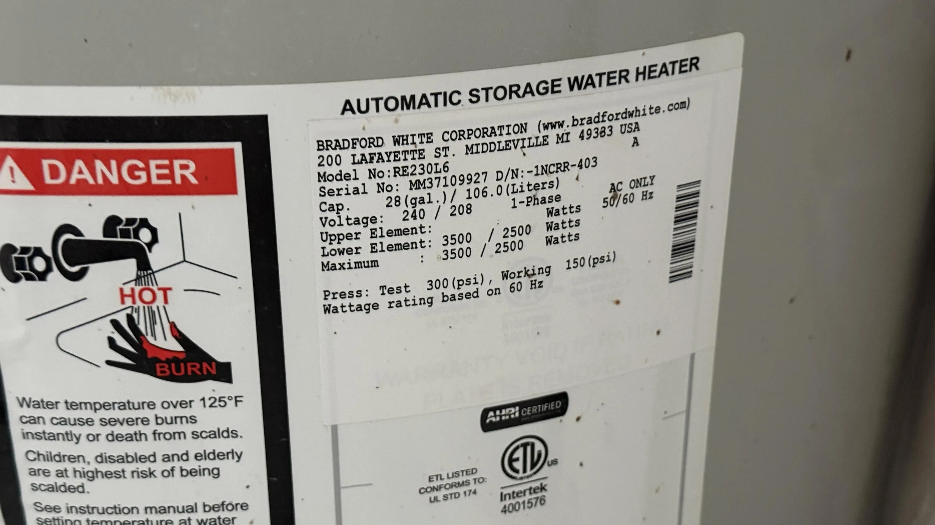 Hot Water Heater