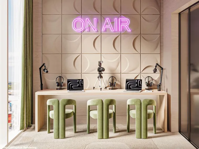 Podcast Recording Room