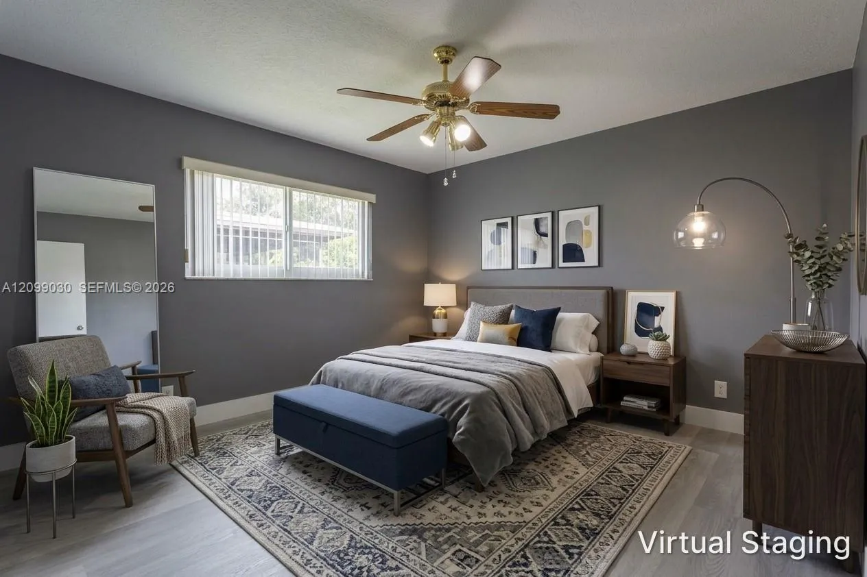 3 of 4 bedrooms