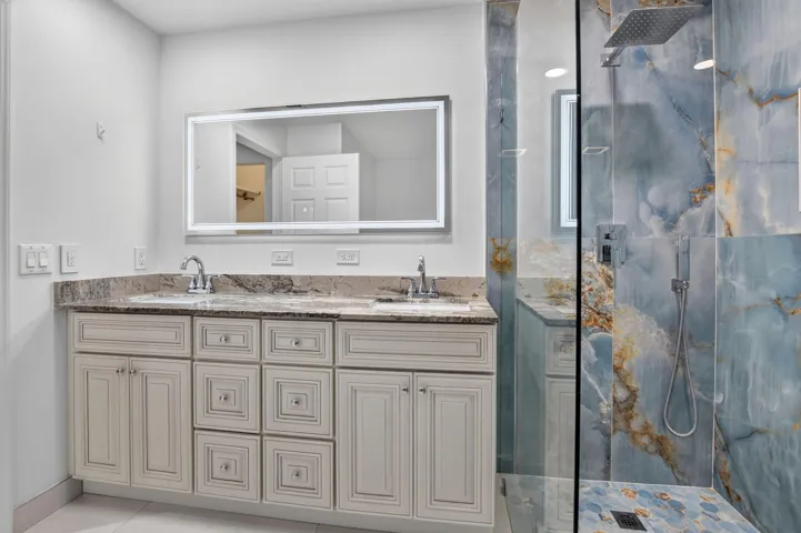 Primary bathroom.