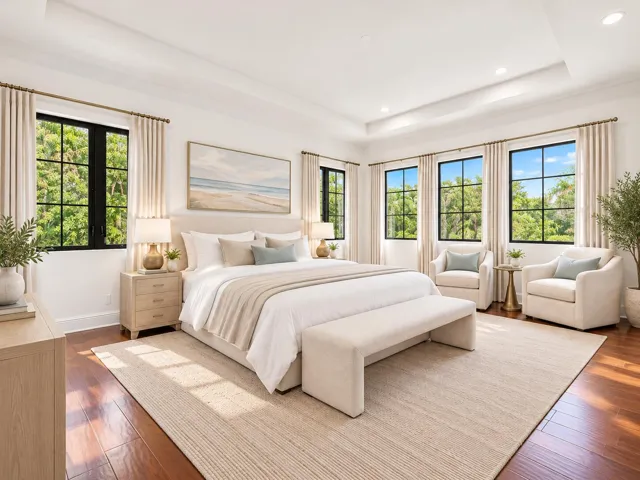 Primary Bedroom Virtually Staged